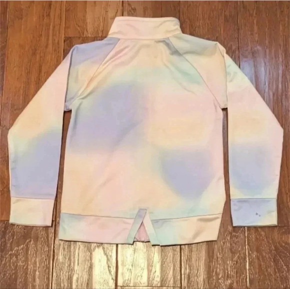Adidas Rainbow Full Zip Girls Jacket, Size 6 - Picture 6 of 12